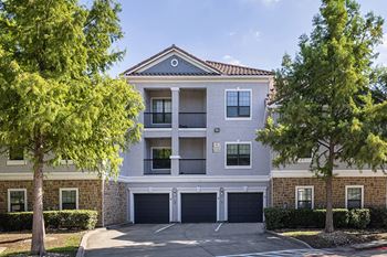 Attached garages in select units - DeLayne at Twin Creeks